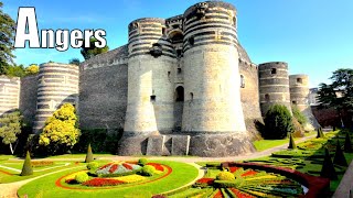 Angers France  A walk in Angers France  Angers 4K HDR UHD [upl. by Lowrance]