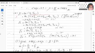 IFoA CT6 April 2011 exam question 7 solutions Time Series Analysis [upl. by Rozalin]