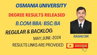 OU BSC amp BBA I II III IV V VI SEM REG amp BACKLOG EXAMINATION RESULTS DECLARED MAYJUNE 2023 [upl. by Atiana566]