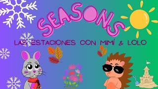 Aprender las estaciones del año en inglés SEASONS 🌸🌞🍂☃️ [upl. by Dygall]