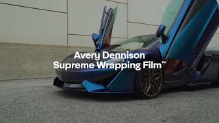 Avery DennisonⓇ Supreme Wrapping Film™ Car Vinyl Wrap in ColorFlow™ Frozen Ocean [upl. by Scammon]