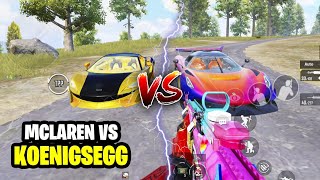 ADU SPEED MCLAREN VS KOENIGSEGG YANG MANA PALING KENCENG  PUBG MOBILE [upl. by Philbin]