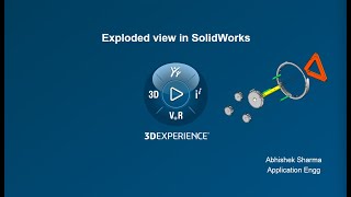 SolidWorks Exploded View [upl. by Domini]