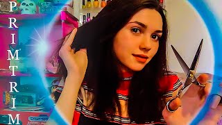 ASMR HAIRCUT  Giving Myself a Trim 💇🏻‍♀️ [upl. by Annat]