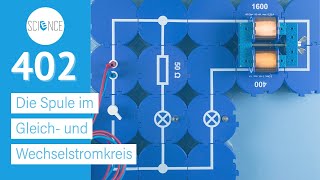 Die Spule im Gleich und Wechselstromkreis  Experiment [upl. by Riannon]