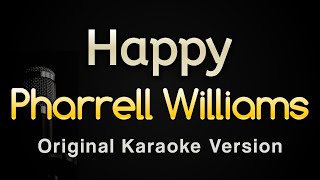 Happy  Pharrell Williams Karaoke Songs With Lyrics  Original Key [upl. by Harwin]