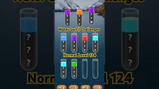 Water Sort  Challenges Normal  Level 124 [upl. by Obidiah]