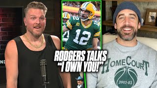 Aaron Rodgers Tells Pat McAfee What Led To quotI Own Youquot After Touchdown [upl. by Anairuy480]