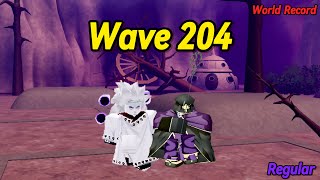 Wave 204 Regular in All Star Tower Defense [upl. by Aronle931]