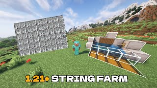 Minecraft Easy Automatic String Farm 121 [upl. by Chad]