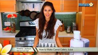 How to Make Carrot Celery Juice [upl. by Field]