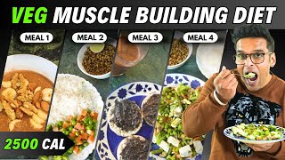 Only 4 Meal Veg Muscle Building Diet  The Best Plan  Yatinder Singh [upl. by Roselani430]