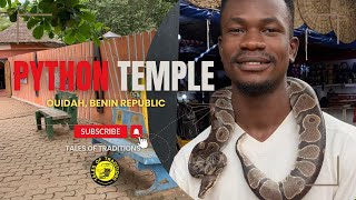 Visited the Pythons Temple in Ouidah Benin 🇧🇯  Scared of Snakes [upl. by Ariam]