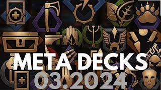 GWENT  March 2024  META DECKS  Top 10 decks in March 2024 [upl. by Aicemed128]