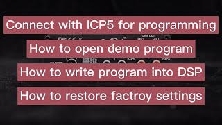 2IN 4OUT ADAU1701 DSP Preamp Basic Programming Guide Demo Program  Analog Device SigmaStudio [upl. by Elesig]