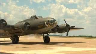 B17 Flying Fortress Bomber Flight  RAW  With Interviews [upl. by Edie]