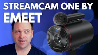 Best microphone in a webcam AND ITS WIRELESS  The EMEET StreamCam One [upl. by Halonna217]