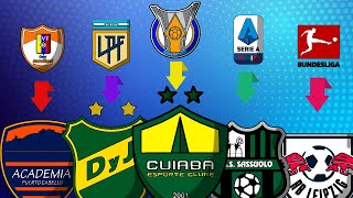 10 clubes que subiram pra elite recentemente e nunca caíram [upl. by Sivrad227]