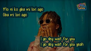 Lyrics360  Melvitto  Wait For You feat Oxlade  KARAOKE  INSTRUMENTALS [upl. by Khajeh]