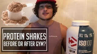 Should You Drink Protein Shakes Before Or After Workout  My First Cut Week 5 [upl. by Sherlock]