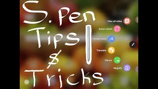 S pen Tips and Tricks for the Samsung Galaxy Tab 3 Full Tutorial [upl. by Annaid27]