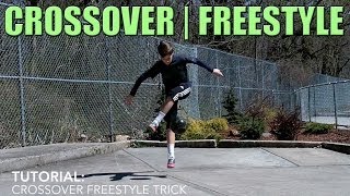 Crossover Tutorial  Freestyle Soccer  Football Juggling Trick In Air [upl. by Namsaj618]