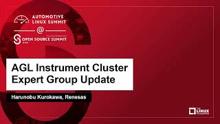 AGL Instrument Cluster Expert Group Update  Harunobu Kurokawa Renesas [upl. by Omocaig870]