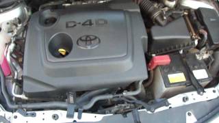 14 d4d engine sound corolla [upl. by Gabbert]