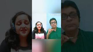 Gunguna Rahe Hai Bhanware  Hasin Khan amp Sangeeta short viral videos youtube [upl. by Anolahs]