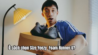 yeezy Foam Onyx  Đẹp thật sự và cách Chọn Size Foam Runner  dễ hiểu dễ nghe dễ mua chỉ có ở đây [upl. by Aiem]