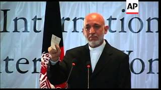 President urges Afghans to decry violence in emotional speech [upl. by Aronoel571]