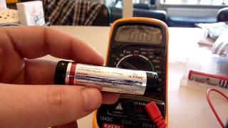 Multimeter XL830 Testing Batteries 18650  18700 XTAR Ultrafire [upl. by Elke]