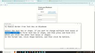 How to Remove Border From Text Box on Bluebeam [upl. by Costa766]