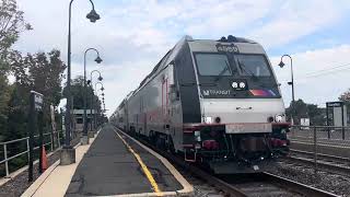 NJT 4559 ALP45 Leads NJT 5179 at Dunellen [upl. by Egidio428]