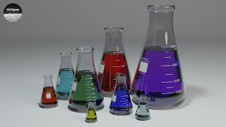 Free Erlenmeyer Conical Flasks for Blender [upl. by Ennaeerb]