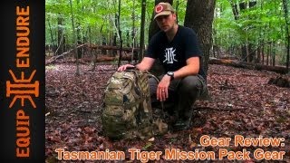 Tasmanian Tiger Mission Pack Gear Review by Equip 2 Endure [upl. by Malca]