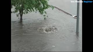 Watch Des Moines Register archive footage of the 2008 Iowa flood [upl. by Redleh842]