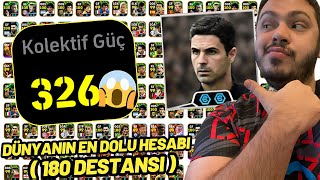 DÜNYANIN EN DOLU HESABI 180 DESTANSI  EFOOTBALL 2025 MOBİLE [upl. by Annissa]