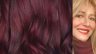 MISTURAS VERMELHO BORGONHA e COBRIR CABELO BRANCO e Como Proteger Cor do Desbotamento HairTutorial [upl. by Nathanael]