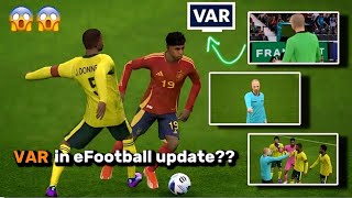 VAR EFOOTBALL MOBILE 2025🤡VAR IN EFOOTBALL☠️🥢 [upl. by Johnathan]