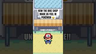 How the Bike shop made us feel in Pokemon 😂 pokemon shorts [upl. by Apollo]