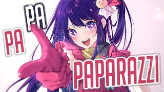 Nightcore  Paparazzi Rock Version Lyrics [upl. by Tamaru832]