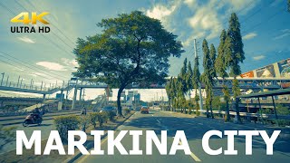 MARIKINA CITY 4K Driving Around  The Cleanest City in Metro Manila Philippines Sunog [upl. by Fabian]