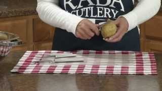 Best Way to Peel a Potato  Knife or Peeler  RadaCutlerycom [upl. by Nawad]