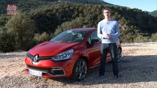 Clio Renaultsport 2013 review  Auto Express [upl. by Hserus422]