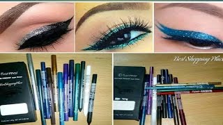 12 pack Flormar waterproof eyeliner pencil review daraz online shopping haul glitterlifeofwomen [upl. by Luciano469]