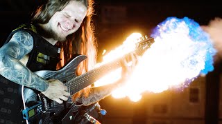 This is a Flamethrower Guitar and its INSANE [upl. by Anig]