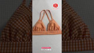 How to make cool summer slings Cool camisole bra Sewing Tutorial Part 01 [upl. by Shushan15]