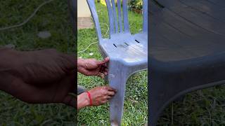 How to fix broken chair with just zip tie tips [upl. by Ynotna]