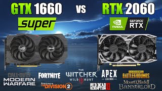 GTX 1660 Super vs RTX 2060 Test in 8 Games [upl. by Isdnil]